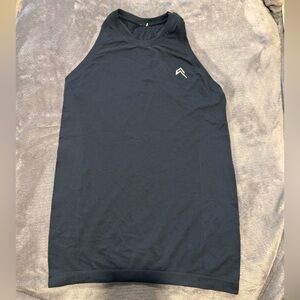 Oner Active Go To Seamless Fitted High Neck Vest - Oil Blue